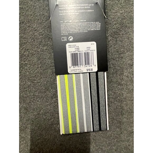 𝅺nike Jacquard Hairbands‎ 6 pack - Picture 8 of 8